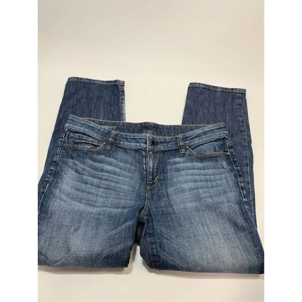 Ann Taylor Women's Five Pocket Style Denim Modern Fit Jeans Blue Size 10